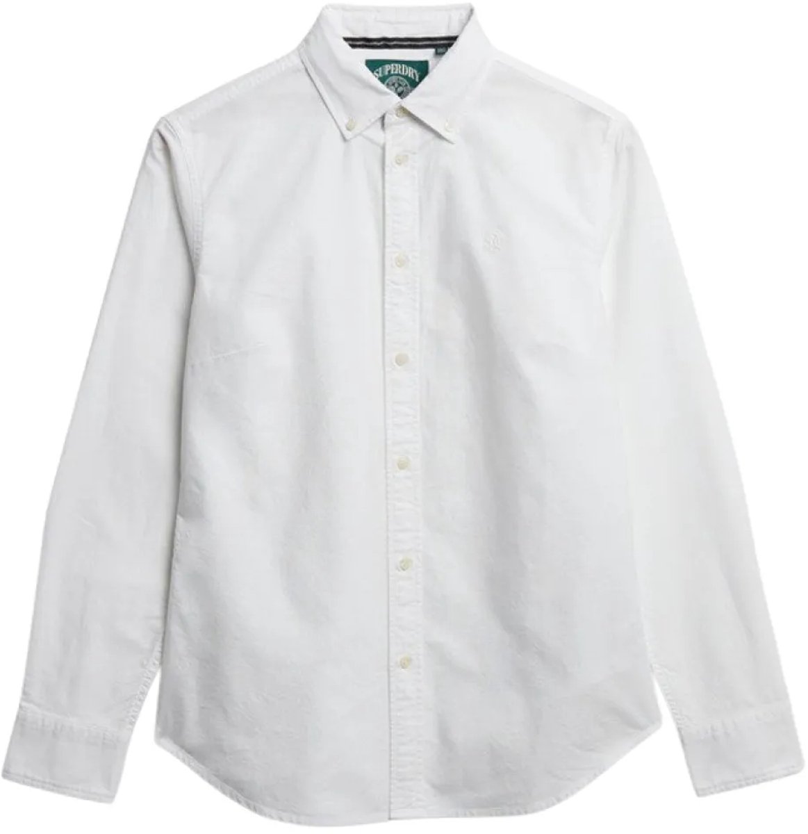 Superdry Slim Oxford Button Down Overhemd Dames Shirts Wit