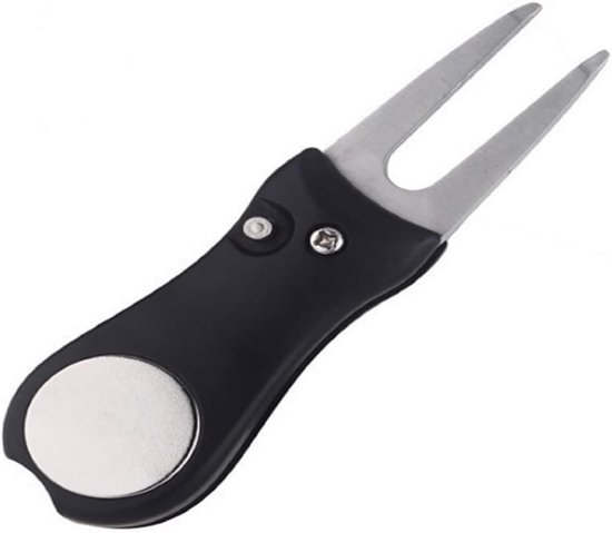 Opvouwbare pitchfork met munten voor balmarkering - Divot tool met balmarker — afbeelding 4