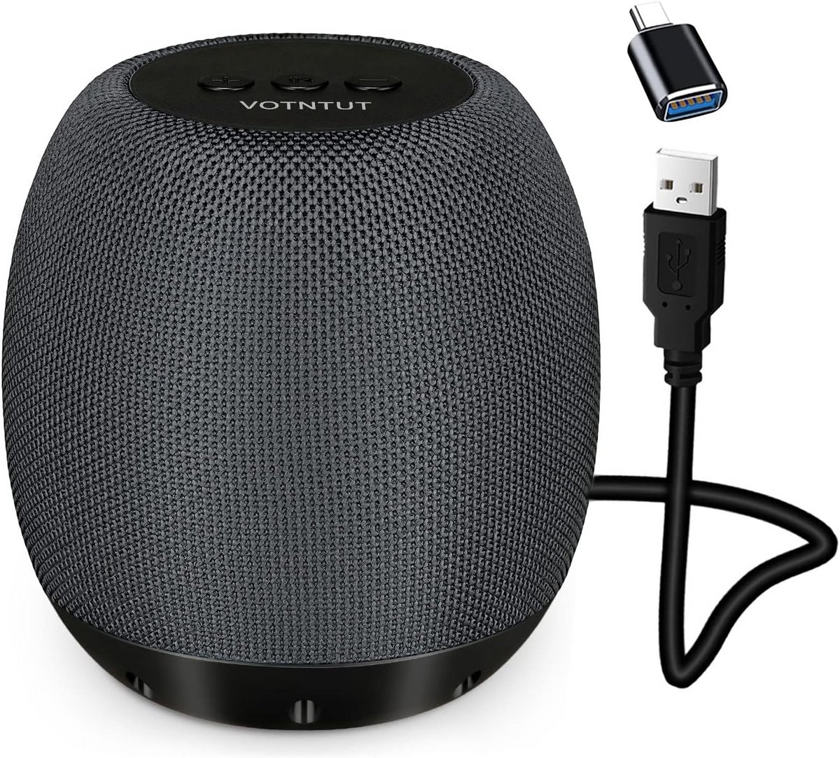 Wired Mini USB PC Speaker with Stereo Sound and Enhanced Bass