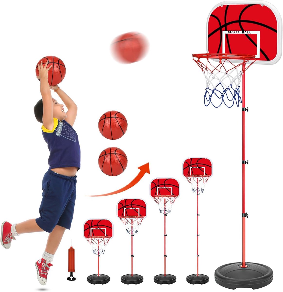 Basketbalring voor Kinderen - Ideaal voor Binnen en Buiten