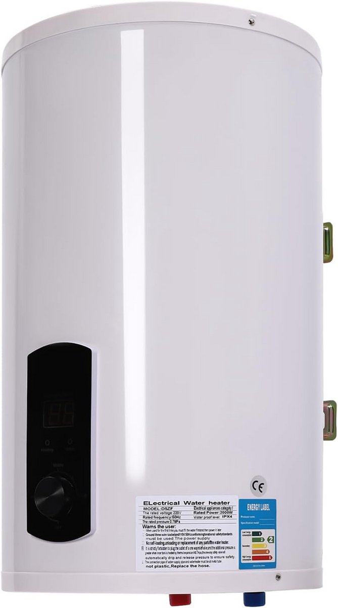 Elektrische Instant-Boiler 30 Liter - 2 kW Verwarming voor Keuken en Badkamer