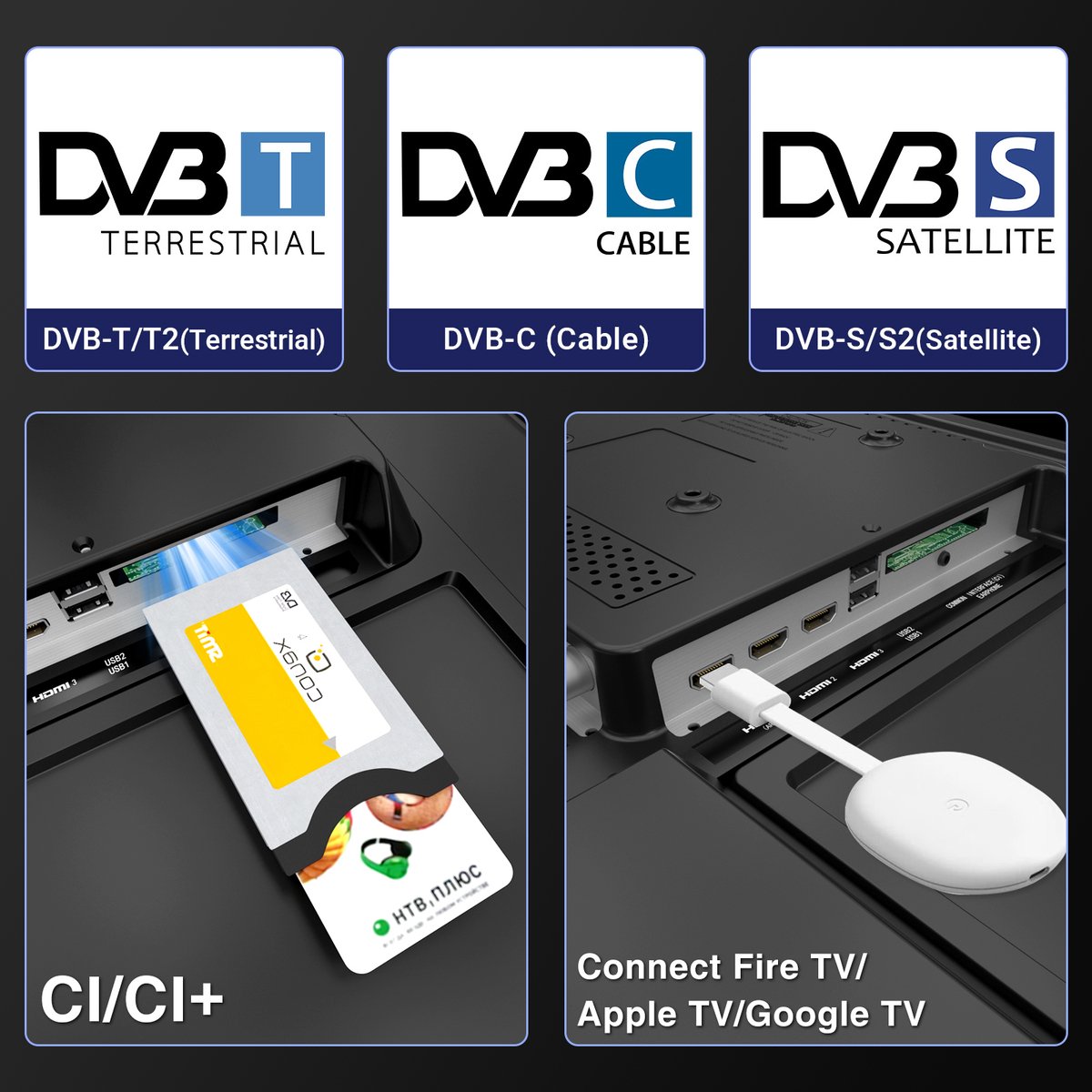 Inno Technology H40Q1F-NS LED Full HD TV 40 inch Frameless - afbeelding 3