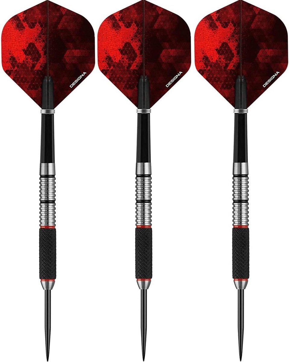 V2 Darts Set 27g met Stalen Tip en Accessoires