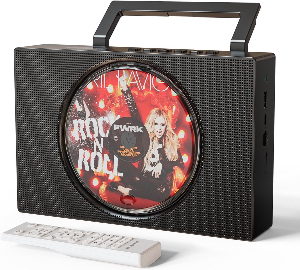 Draagbare cd-speler met Bluetooth en FM-radio - veelzijdige audio-oplossing voor thuis en onderweg