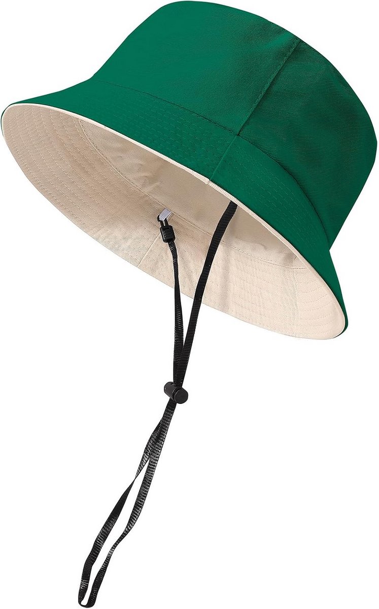 Unisex Zonnehoed - Reversible Bucket Hat met UV Bescherming voor Zomer