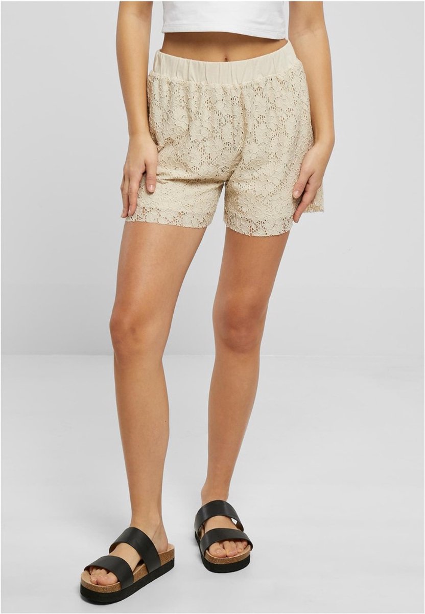 Urban Classics Laces Korte broek XL Gebroken Creme