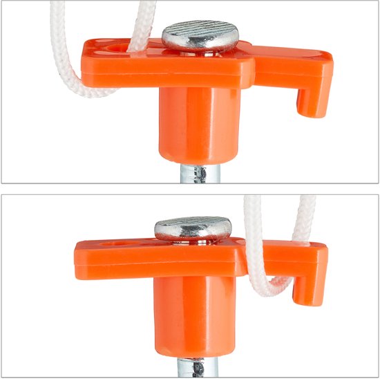 20x grondpen oranje - rotspen - tentharingen - rotsharing - grondanker — afbeelding 5