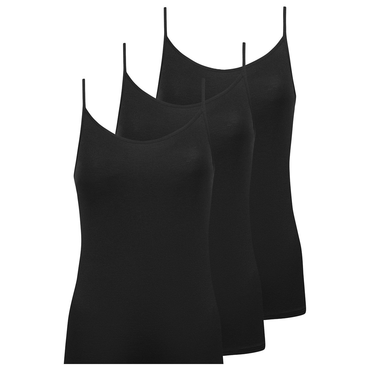 Mey Dames spaghettitop 3 pack Modal Pure