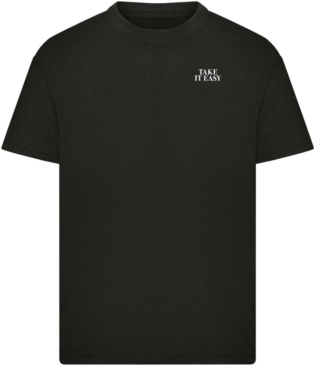 Mister Tee Kinder T-Shirt Kids Take It Easy Palm Paradise MTK384 -158/164 Zwart