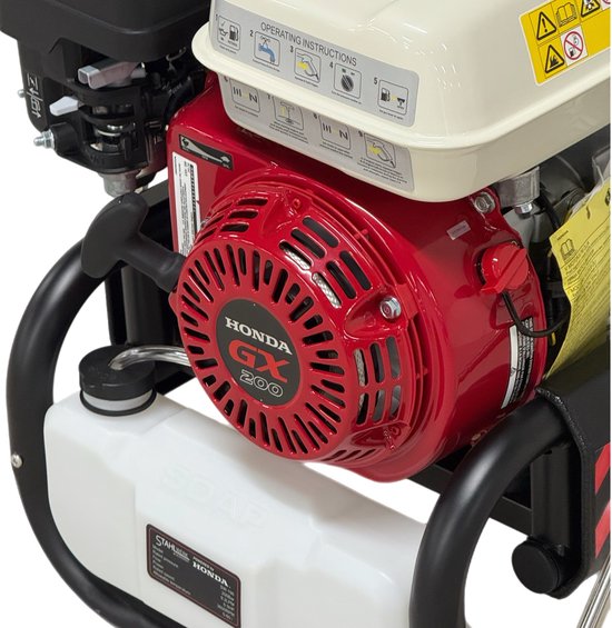 Stahlwerk Germany SW-190 Professionele benzine hogedrukreiniger 200bar van Merkloos	 — afbeelding 3