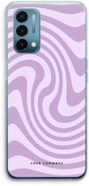 Case Company® - Coque OnePlus Nord N200 5G - Violet Swirl - Coque souple pour téléphone - Protection sur tous les côtés et bord de l'écran