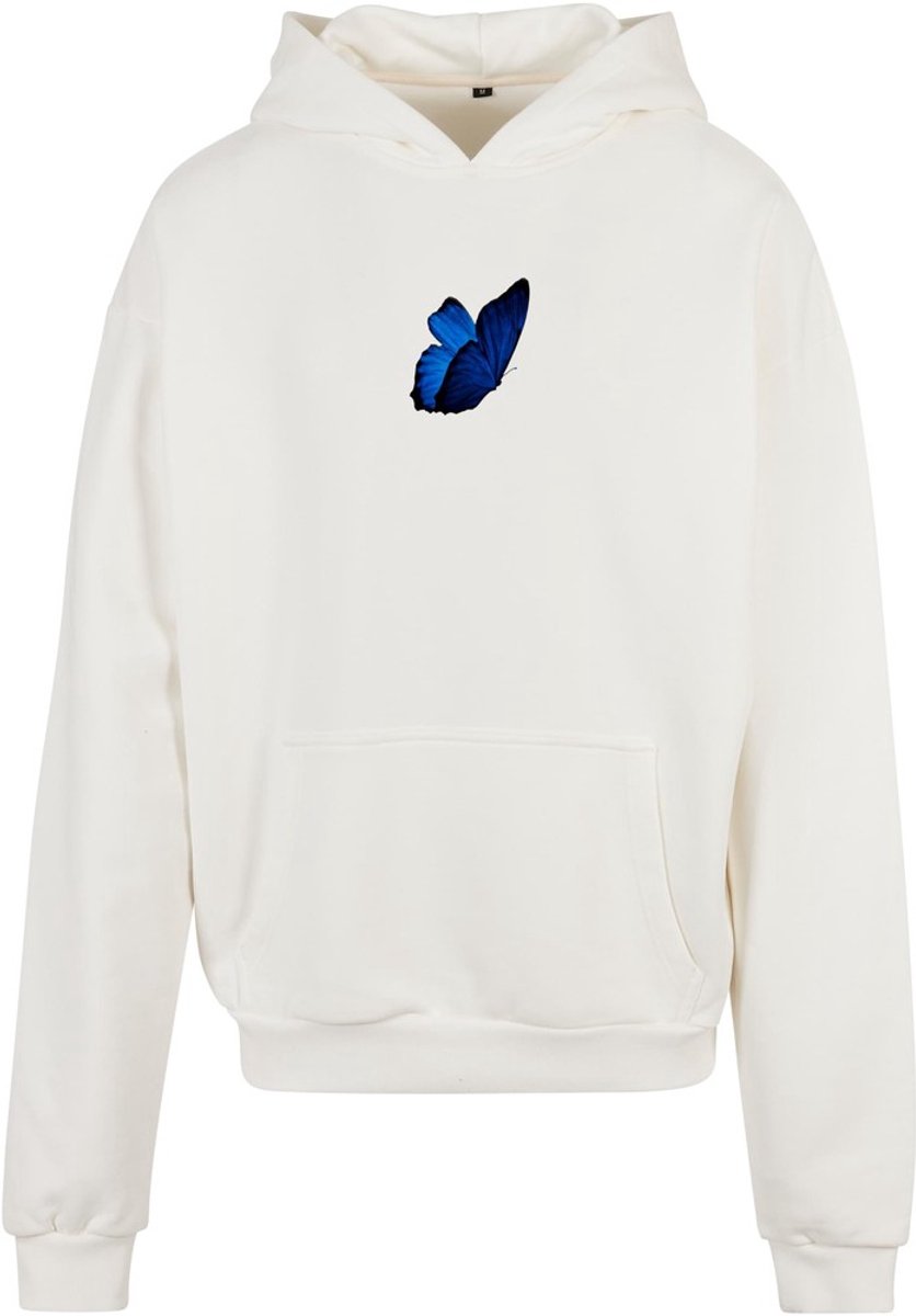 Mister Tee Le Papillon Heavy Oversize Hoodie/trui 3XL /Multicolours Wit