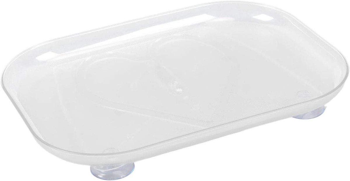 Allecto plus - Transparante acryl draaiplateau-organizer voor keukenkoelkast - 26 x 35 cm - Handig en overzichtelijk organiseren