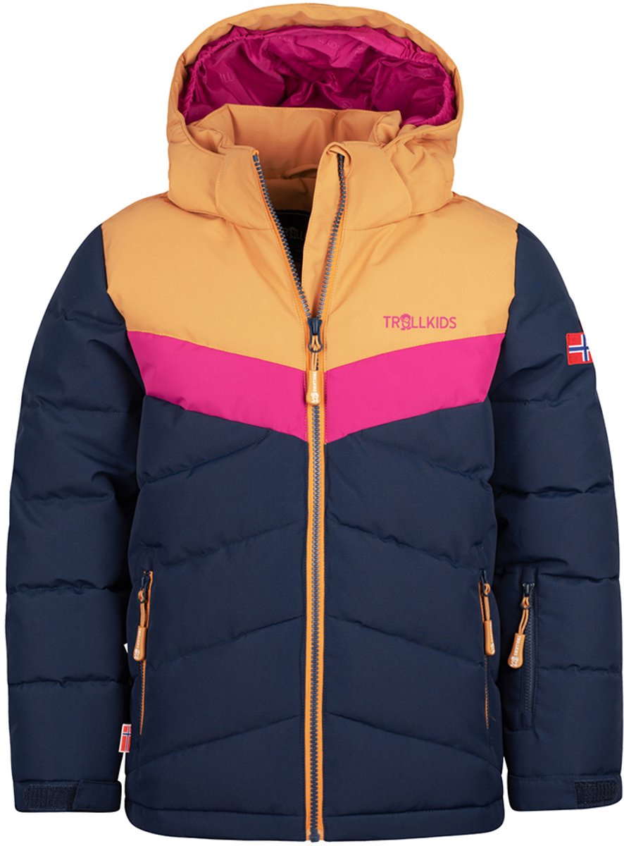 Trollkids Gryllefjord Jas Blauw 176 cm Jongens,Meisjes