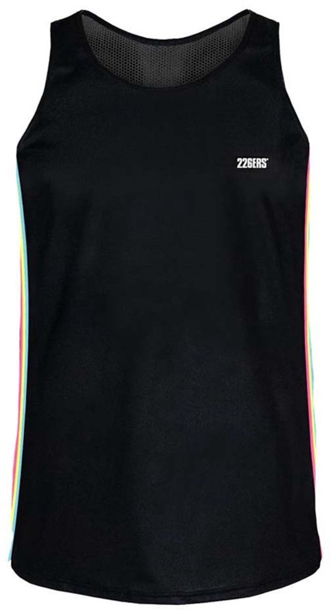 226ers Side Slim Flag Mouwloos T-shirt Zwart