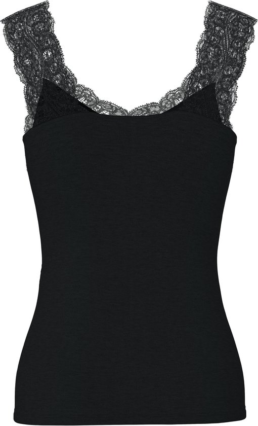 PIECES PCBARBERA LACE TOP NOOS BC Dames Tanktop - Maat S
