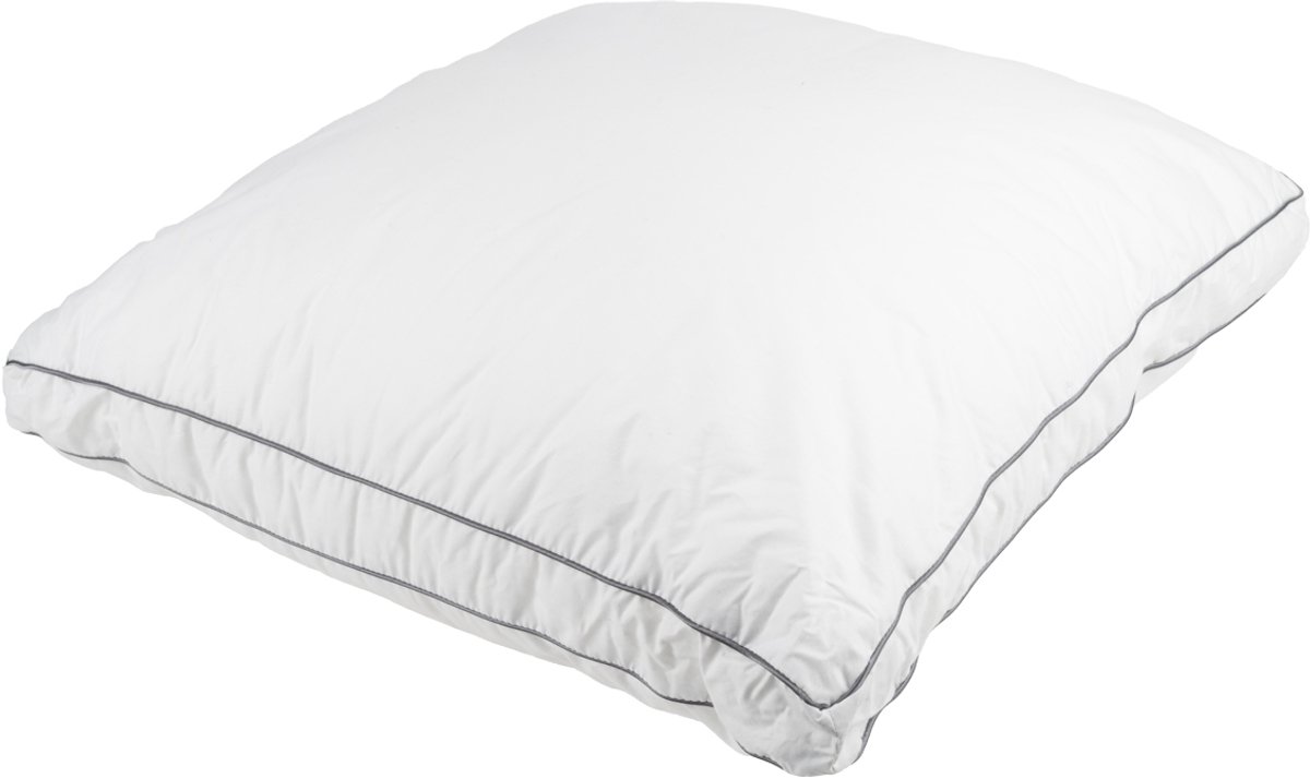 Mistral Home - HOOFDKUSSEN - hoofdkussen box - 60 x 60 cm - effen kleur - wit