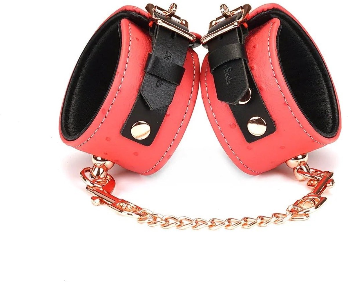 Liebe Seele - Angel's Kiss - Smalle Choker Met O-ring - Luxe En exclusief ontwerp - Roze/Rosé Goud