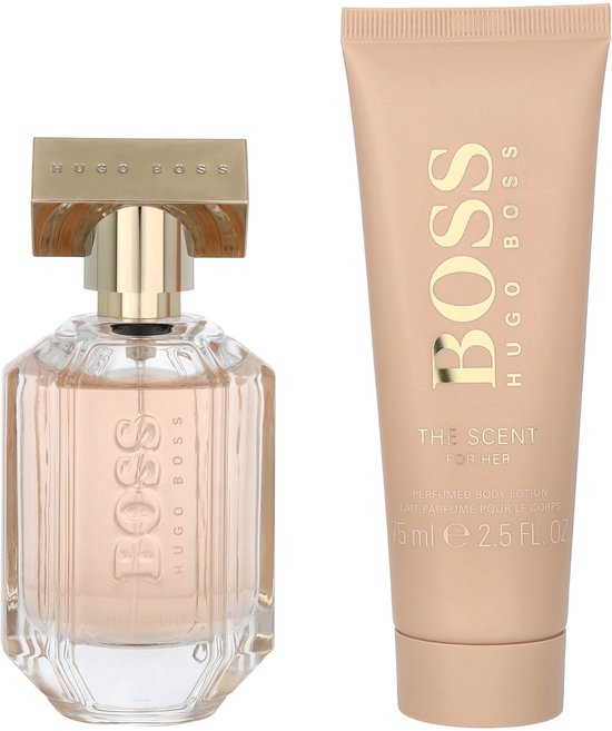 Hugo Boss The Scent for Her Giftset - 50 ml eau de parfum spray + 75 ml bodylotion - cadeauset voor dames