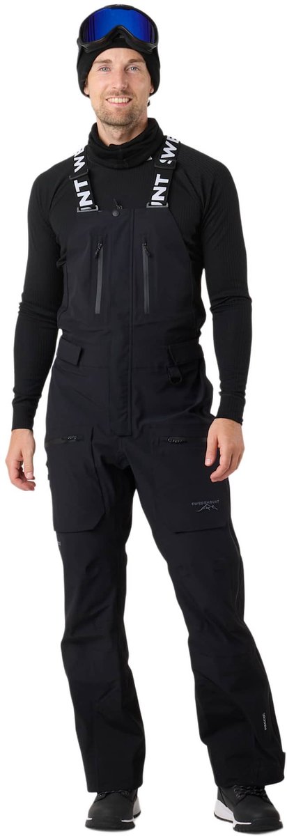 Swedemount Lofoten 3L Shell Bib – Skibroek voor heren Zwart