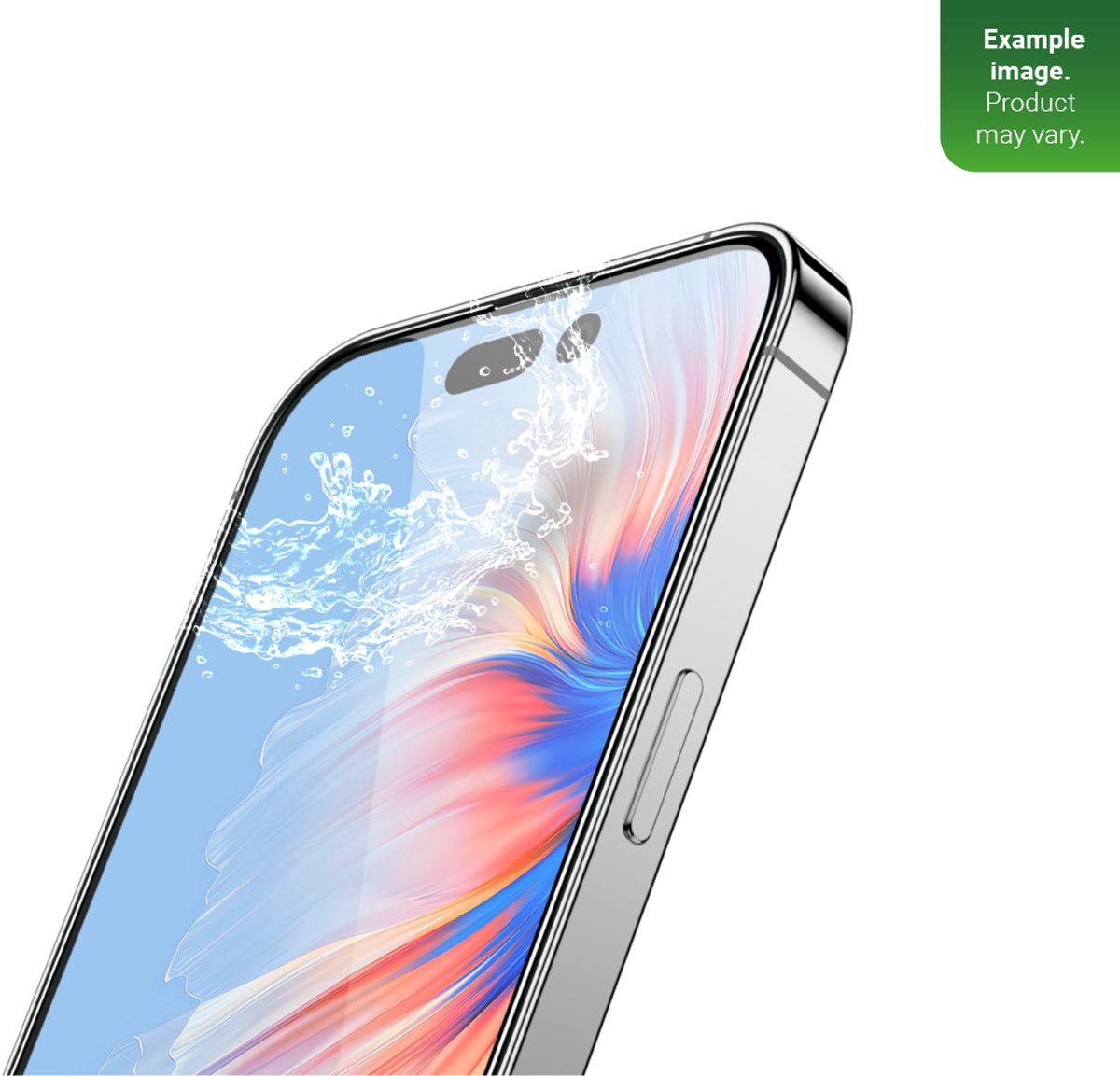 Rixus Clear HD Full Curved Edge Tempered Glass For Apple iPhone 15 Pro