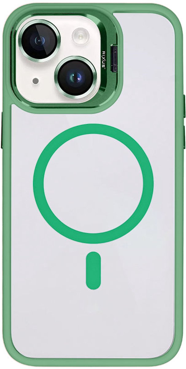 Rixus Classic 03 Case With MagSafe For Apple iPhone 14 Light Green