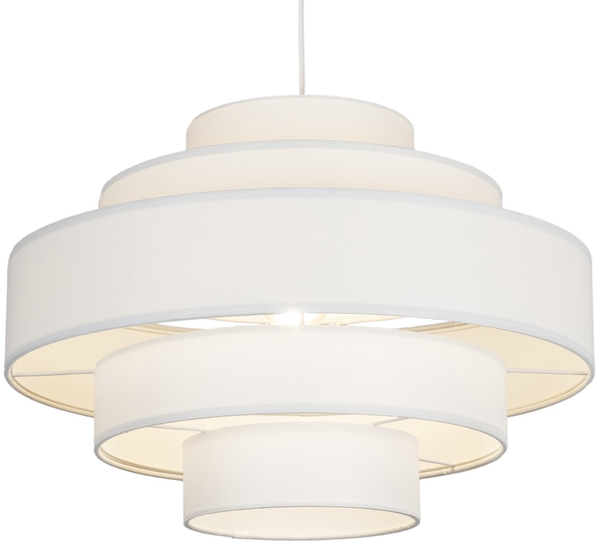 Lumidora Hanglamp 75335 - POLIGNANO - E27 - Wit - Metaal - ⌀ 52 cm