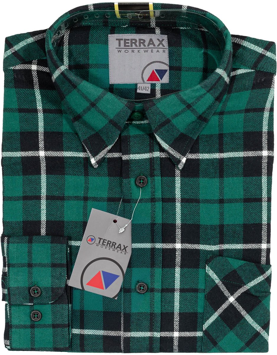 TERRAX kleding 81032-4200 Flanellen overhemd 105 cm