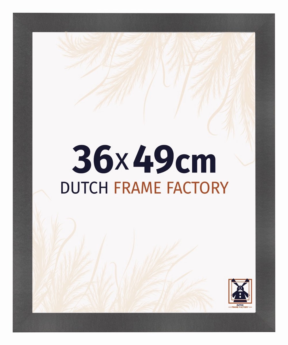 Dutch Frame Factory Fotolijst 36x49 cm - MDF - Zwart Mat - Praag