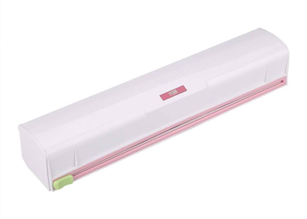 Foliesnijder voedsel plastic folie dispenser Hervulbare dunne film snijgereedschappen met roestvrijstalen mes voor koken in de keuken