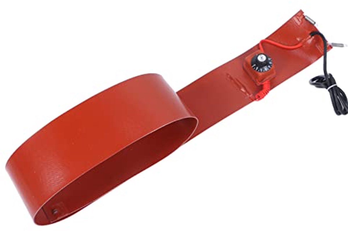 Metalen Vatverwarmer, 30-150 ℃ Elastische Veervatverwarmer voor Isolatie (EU-stekker 220V12)