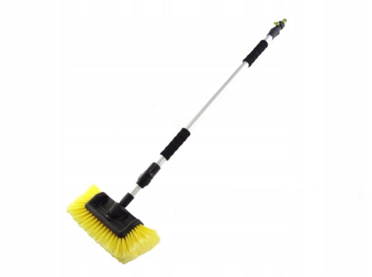 Telescoop Wasborstel Auto 165cm met 4-Vlaks Borstelkop