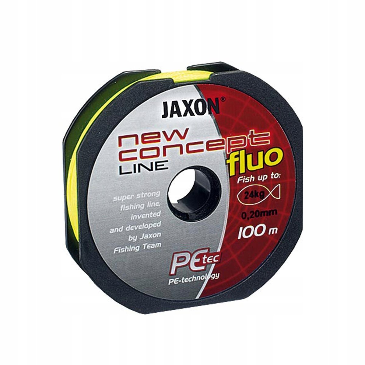 Jaxon New Concept Fluo Vislijn 0.35mm 100m - Sterk & Gevoelig