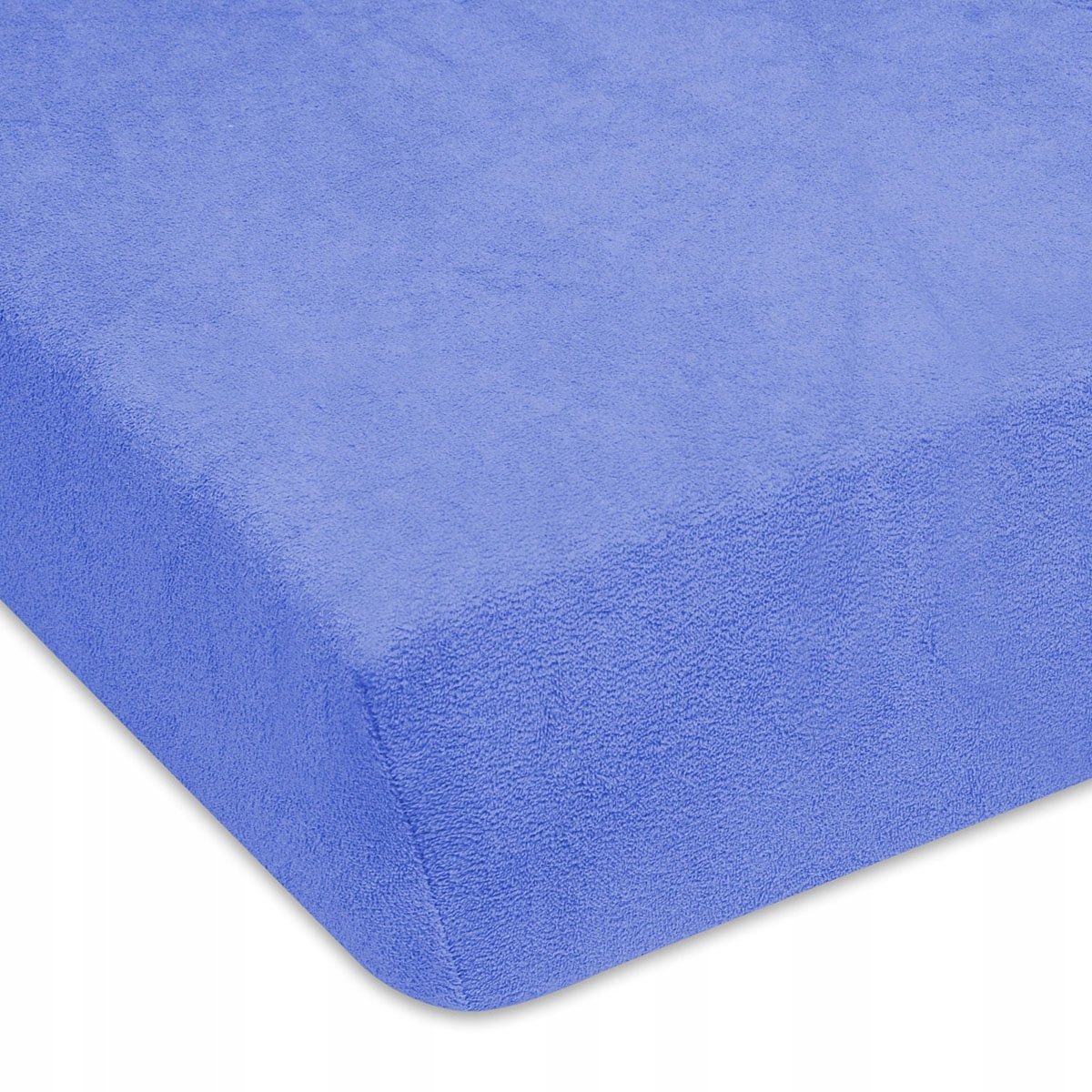 Blauwe Frotte Hoeslaken met Elastiek 180x200cm