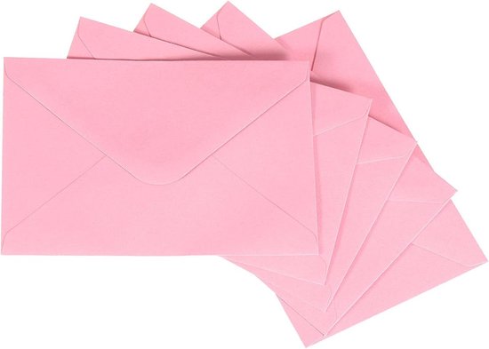 Enveloppen, 50 stuks, 13,5 x 18,5 cm, luxe enveloppen, papieren