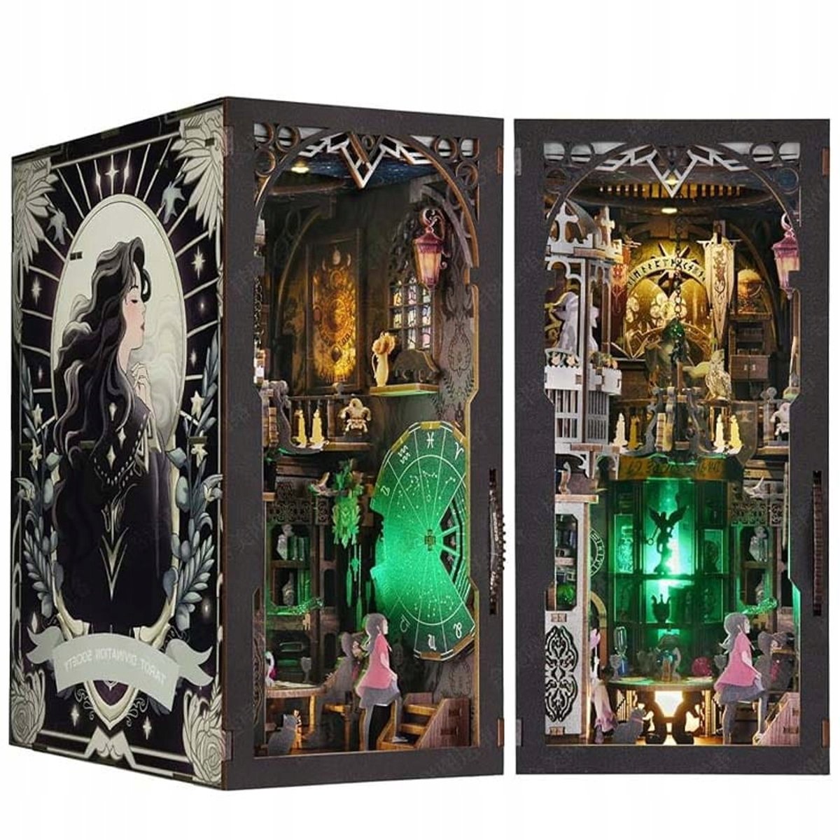 Book Nook Tarot Kaarten Houten Modelbouw Kit - 395 Delen