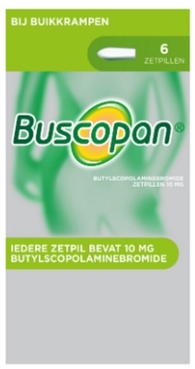 Buscopan Zetpillen 10 mg - 3 x 6 stuks