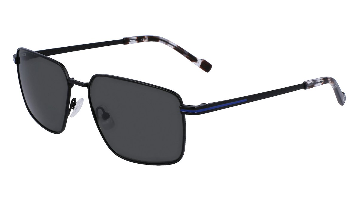 ZEISS ZS23124S 002 MATTE BLACK 57/16/145 MALE Zonnebrillen