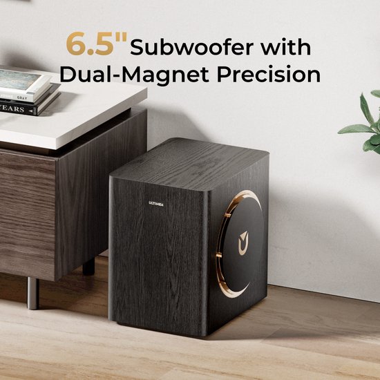 ULTIMEA Skywave X40 - 5.1.2 Soundbar met Draadloze Subwoofer - Homecinemaset - Zwart van Ultimea — afbeelding 3