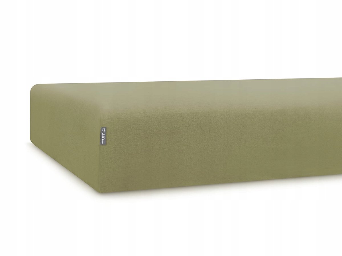 Khaki Katoenen Hoeslaken 120x200 cm met Elastiek - Ademend & Zacht