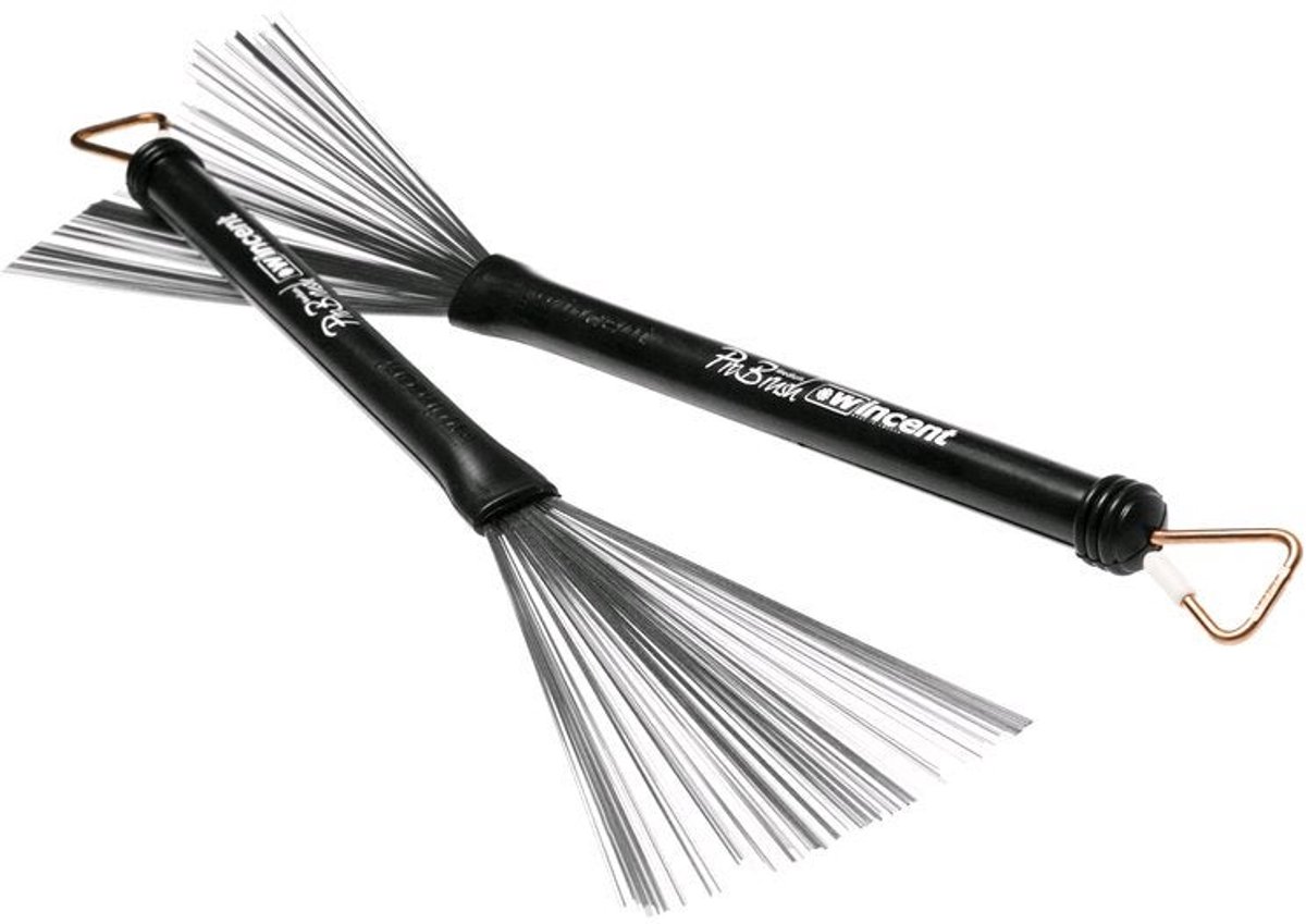 Wincent W-33M - Brushes ,rubber grip ,medium steel