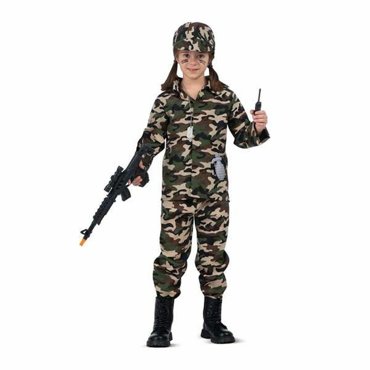 Kostuums voor Kinderen My Other Me Camouflage Groen - 3-5 Jaar