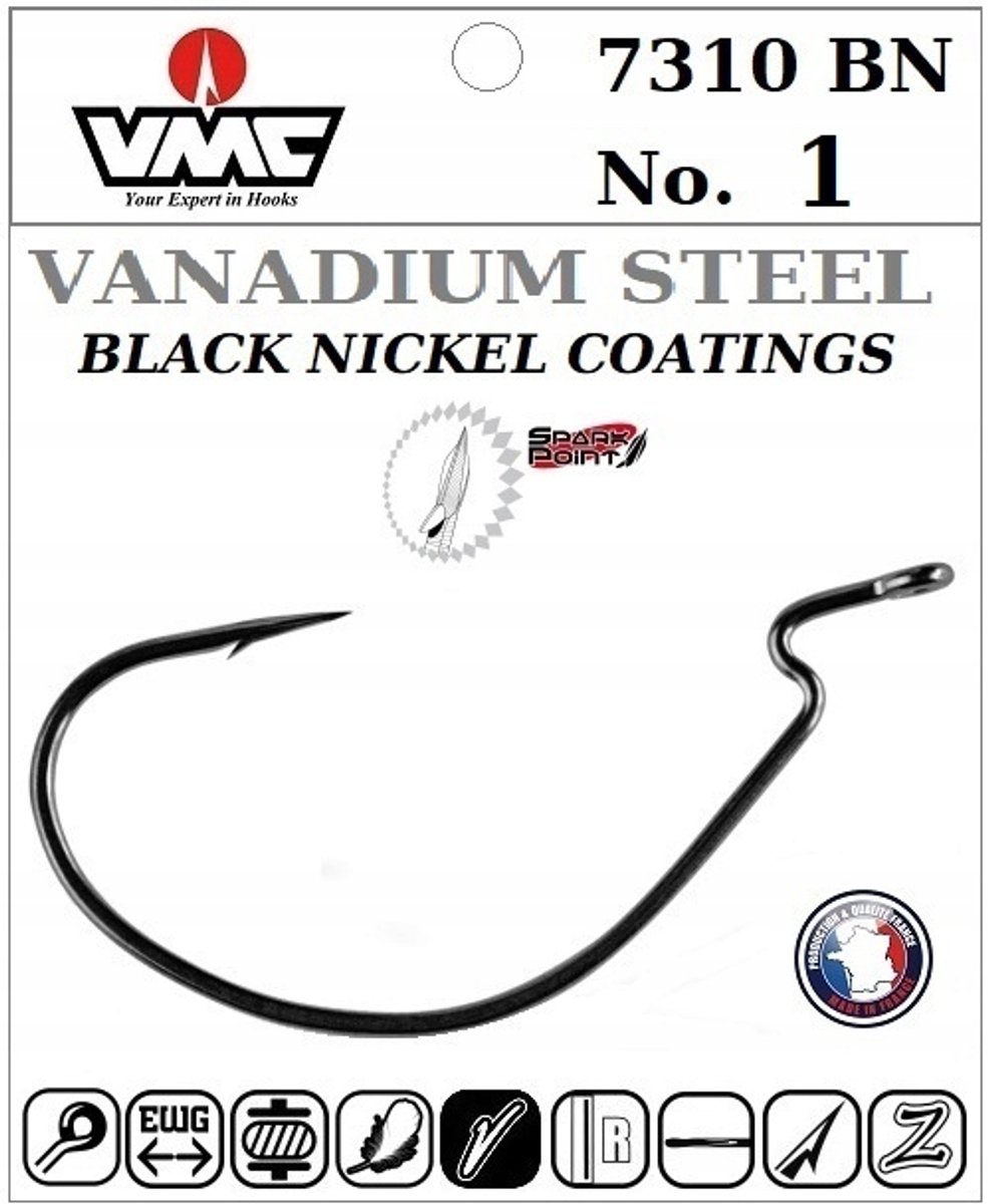 VMC 7310 BN Super Light Worm Hook Maat 1 - 10 stuks