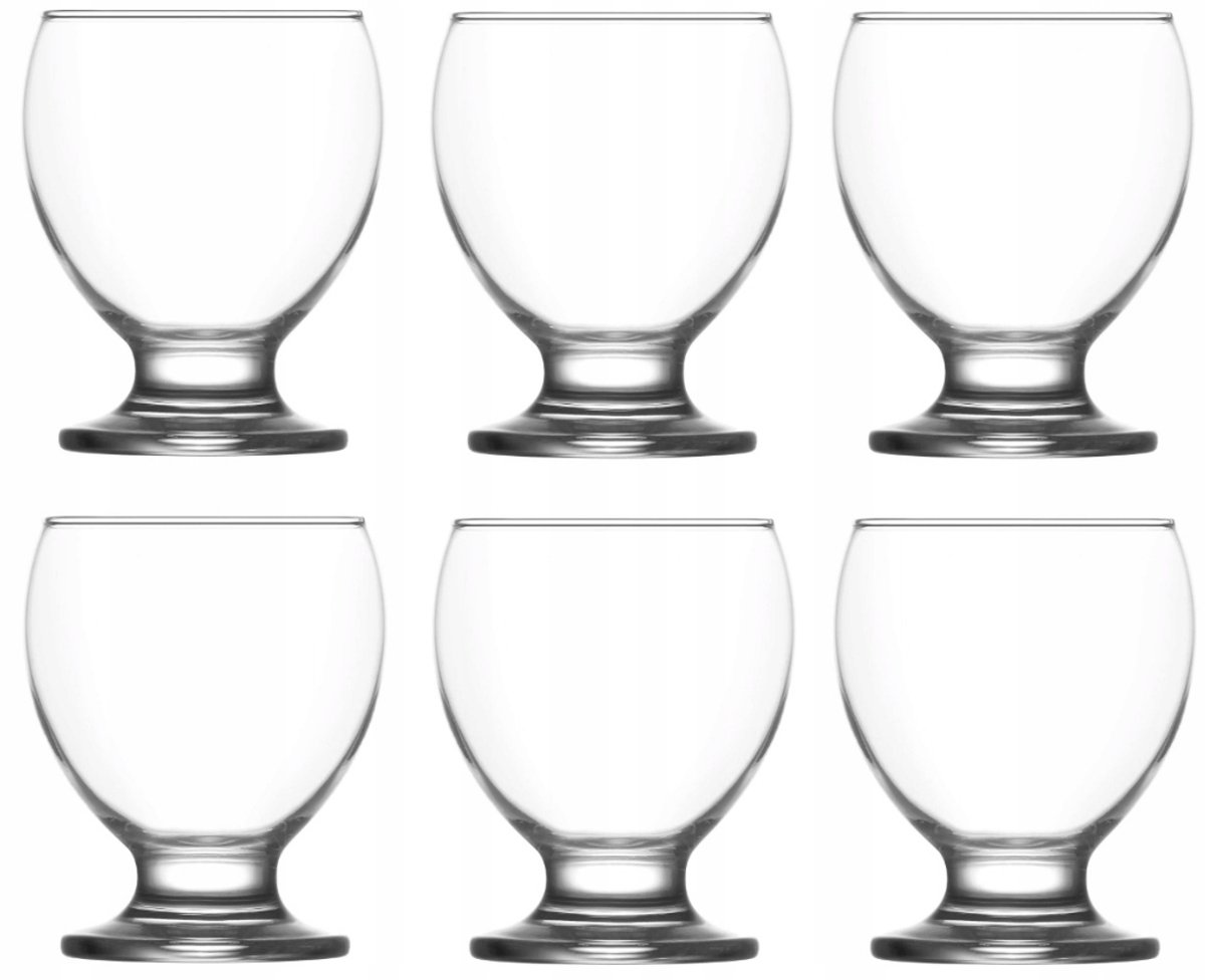 LAV TEO Set: 6 glazen voor drankjes, water, sap - 250 ml