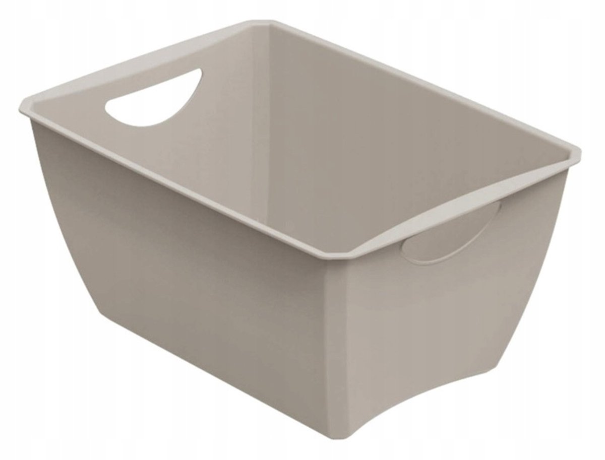 Rotho Lounge Eco Opbergbox 11L - Gerecycled Kunststof, Cappuccino