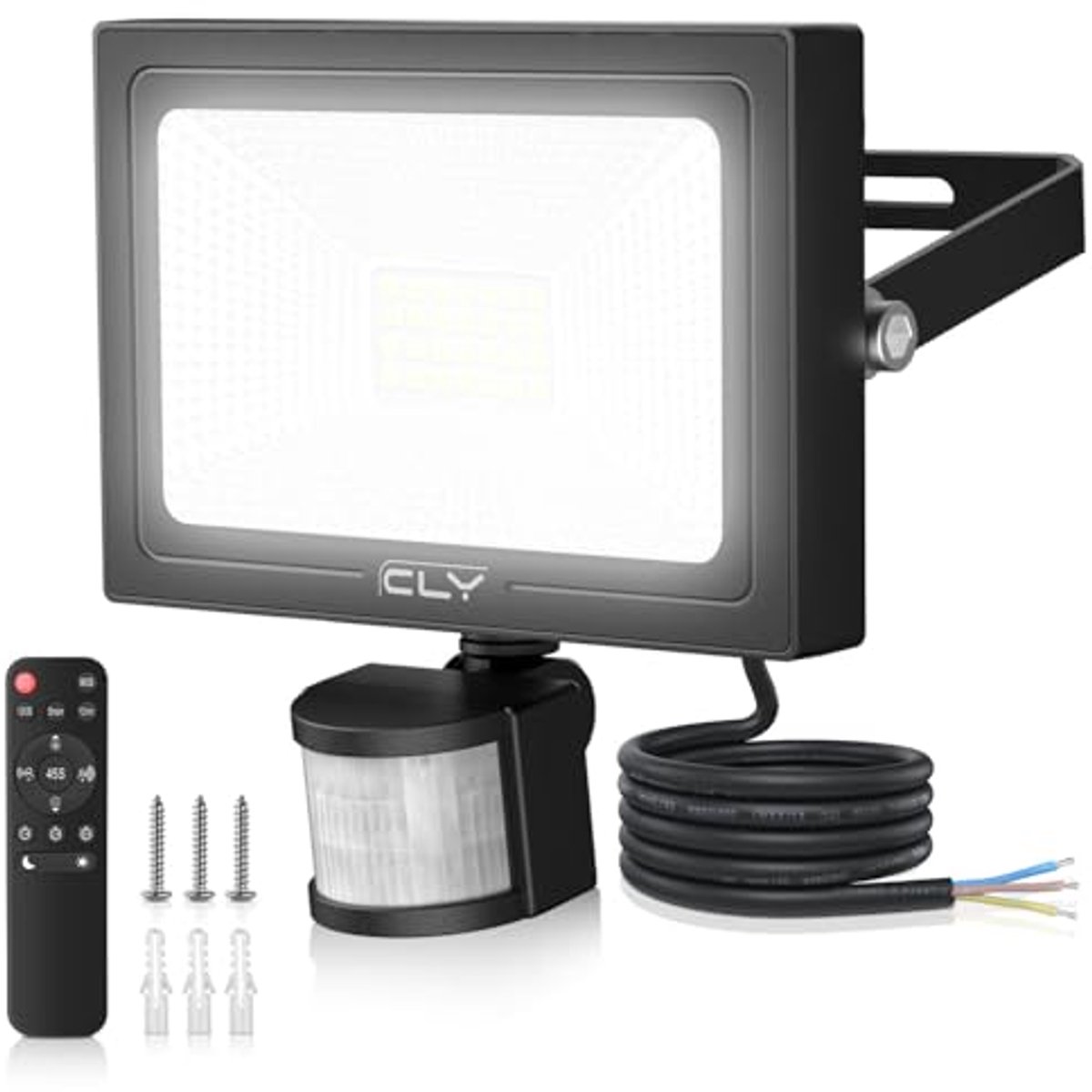 Buitenspot met bewegingsmelder 25W, 6500K, 2350 lumen, Waterdicht IP66
