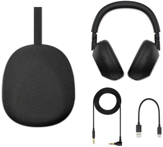 Sony WH-1000XM6 - Casque sans fil à réduction de bruit - Noir