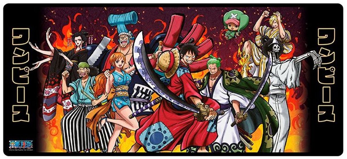 One Piece Battle in Wano Unisex Muismat - meerkleurig - Standard