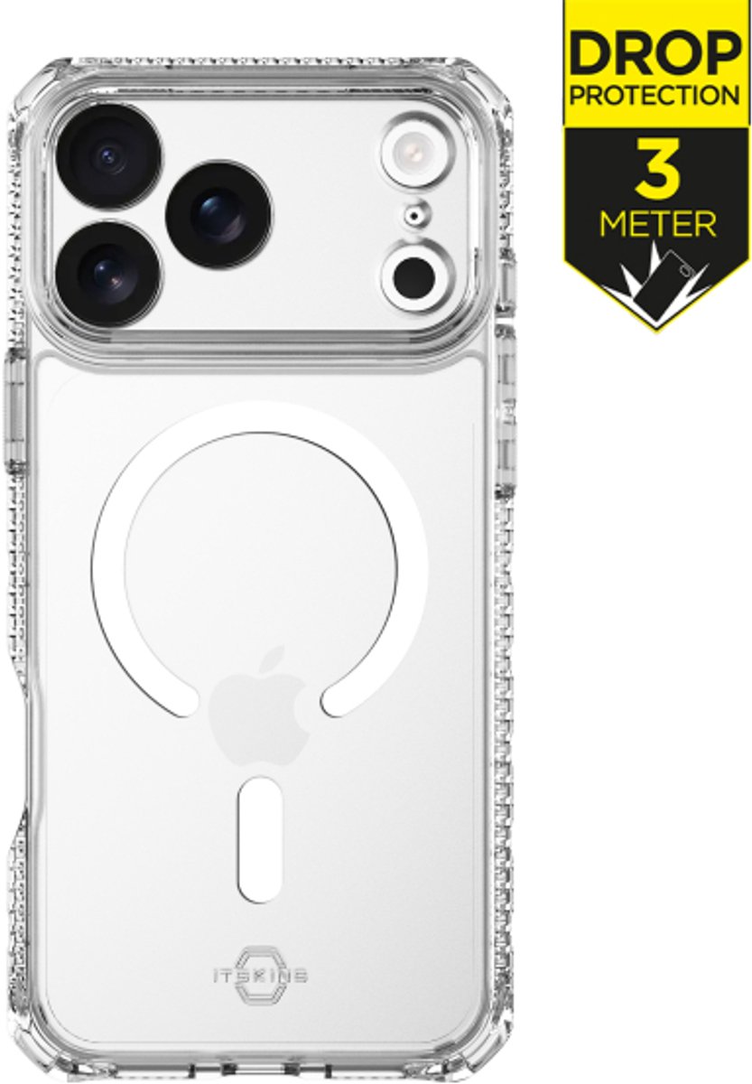 ITSKINS Level 2 HybridMagClear_R for Apple iPhone 17 Pro Transparent