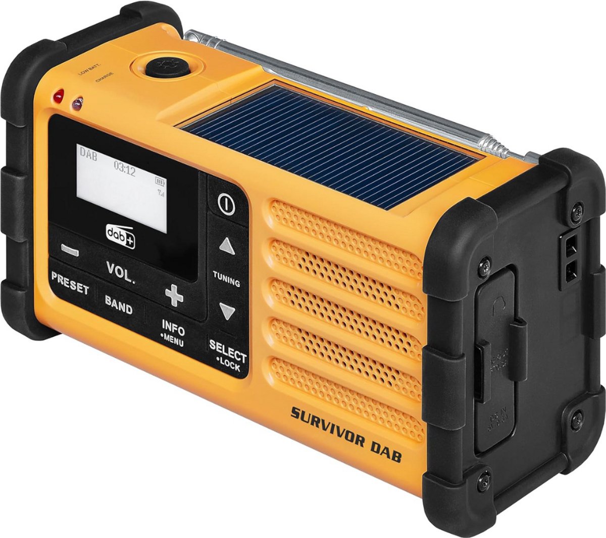 ApexArte® Bouwradio met Accu - Noodradio - DAB